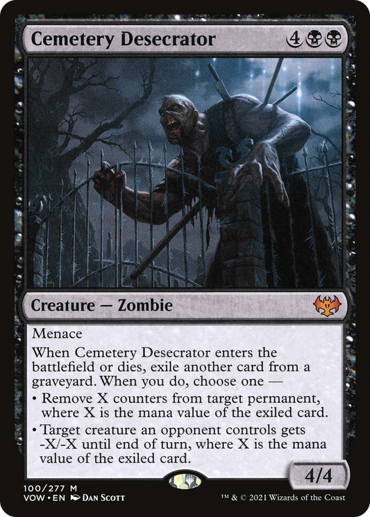 Cemetery Desecrator [Innistrad: Crimson Vow] Foil