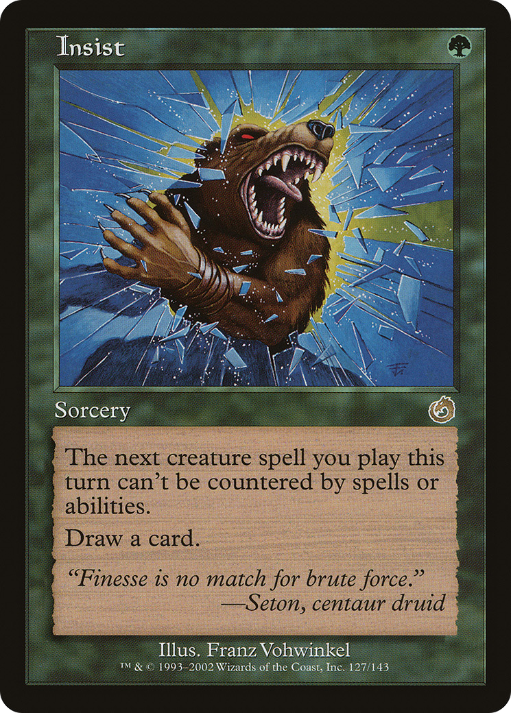 Insist [Torment] Foil
