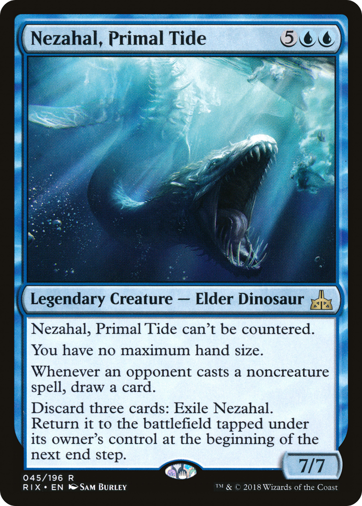 Nezahal, Primal Tide (045) - Rivals of Ixalan