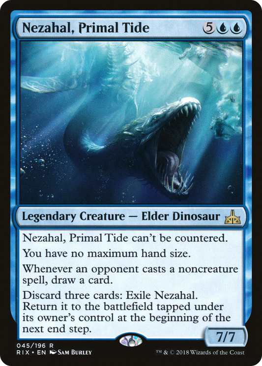 Nezahal, Primal Tide (045) - Rivals of Ixalan