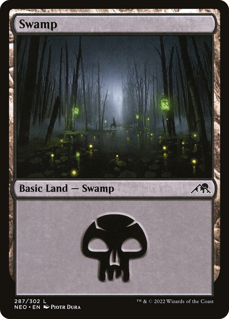 Swamp (287) - Kamigawa: Neon Dynasty