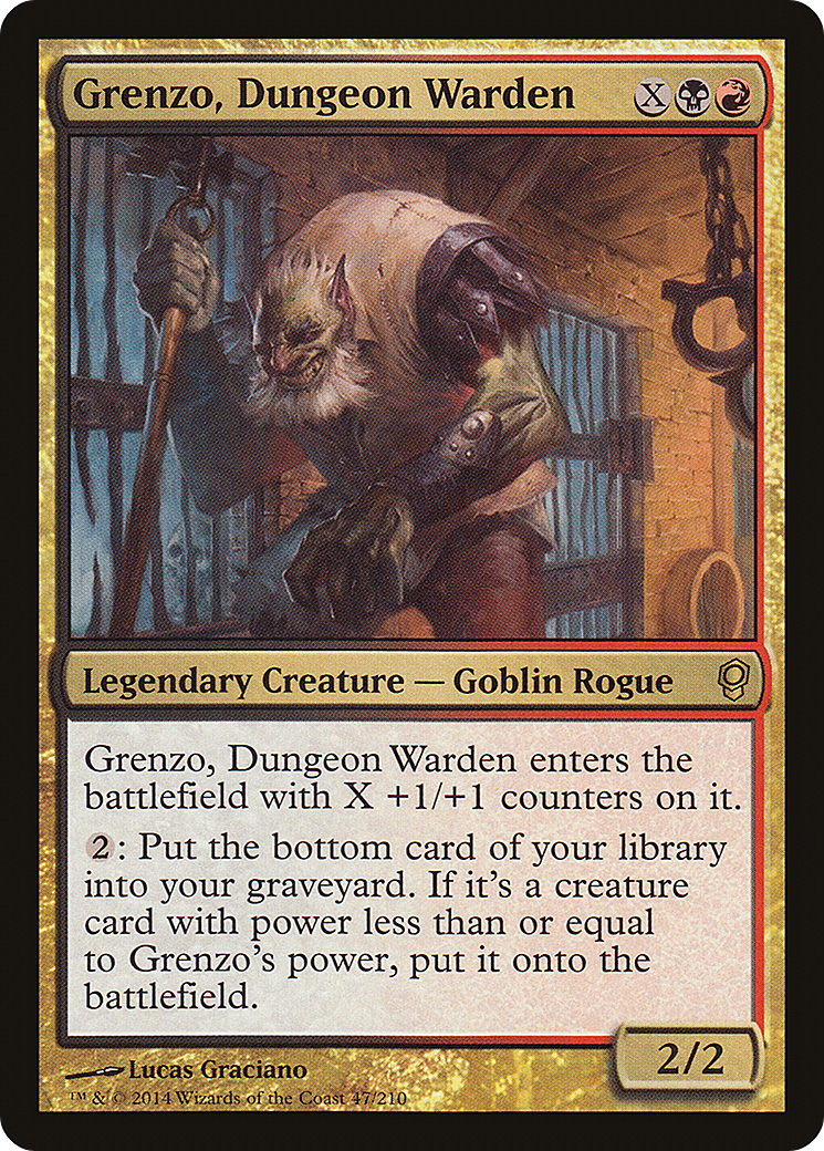 Grenzo, Dungeon Warden (047) Foil - Conspiracy