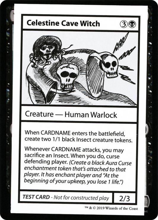 Celestine Cave Witch (2021 Edition) [Mystery Booster Playtest Cards]
