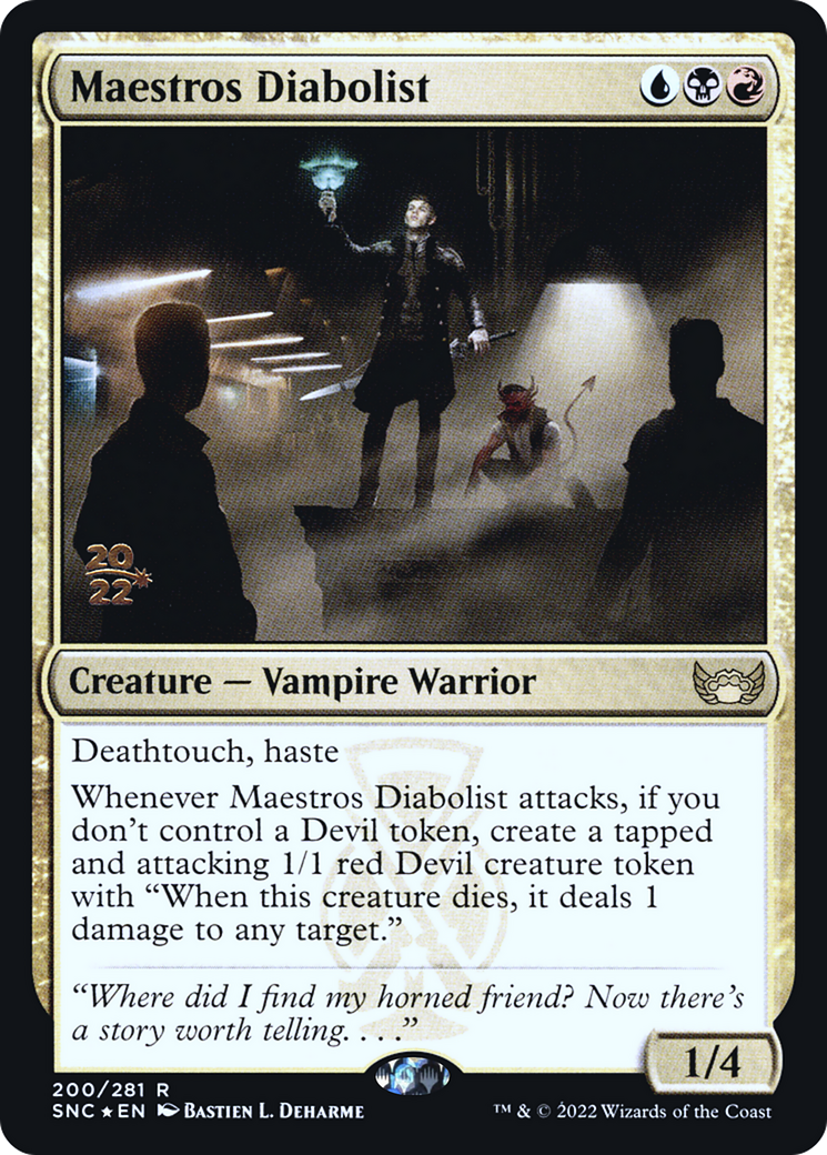 Maestros Diabolist (200s) Foil - Streets of New Capenna Promos