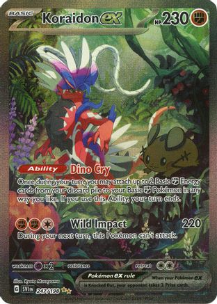 Koraidon ex (247) Holofoil - Scarlet & Violet Base Set