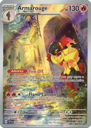 Armarouge (203) Holofoil - Scarlet & Violet Base Set