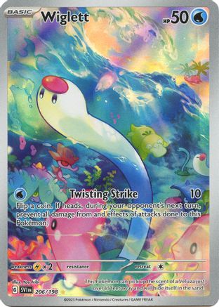 Wiglett (206) Holofoil - Scarlet & Violet Base Set