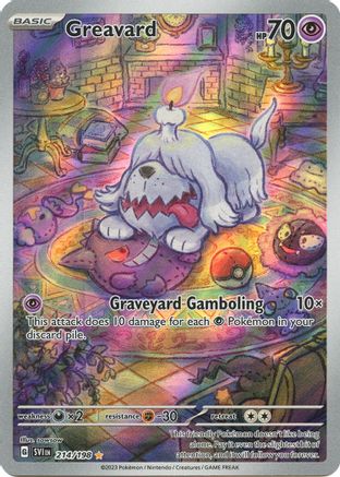 Greavard - 214/198 (214) Holofoil - SV01 Scarlet & Violet Base Set