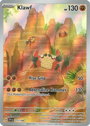 Klawf (217) Holofoil - Scarlet & Violet Base Set