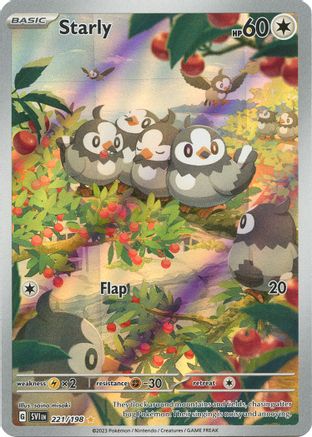 Starly - 221/198 (221) Holofoil - SV01 Scarlet & Violet Base Set
