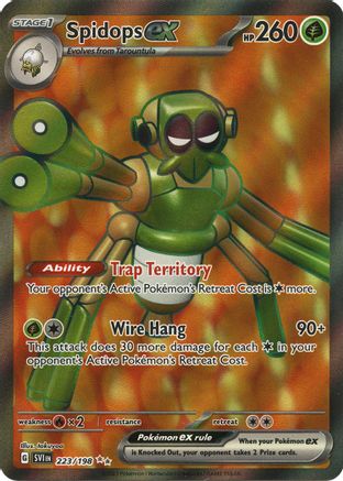 Spidops ex (223/198) [Scarlet & Violet: Base Set] | Silver Goblin