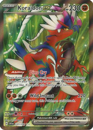 Koraidon ex (231) Holofoil - Scarlet & Violet Base Set
