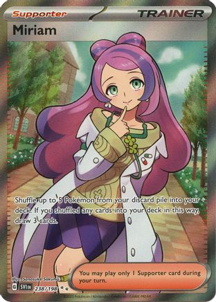 Miriam - 238/198 (238) Holofoil - SV01 Scarlet & Violet Base Set