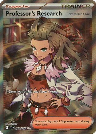 Professor's Research - 240/198 (240) Holofoil - SV01 Scarlet & Violet Base Set