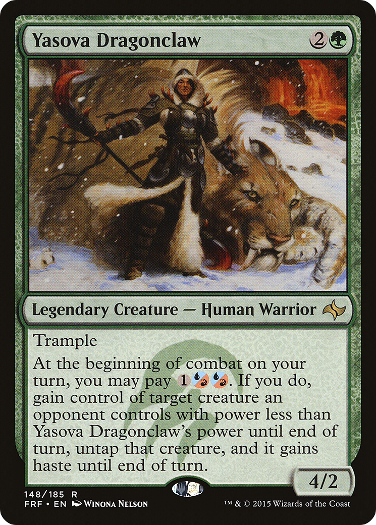 Yasova Dragonclaw (148) Foil - Fate Reforged