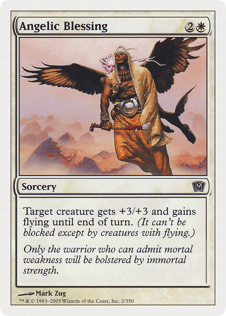 Angelic Blessing (002) Foil - Ninth Edition