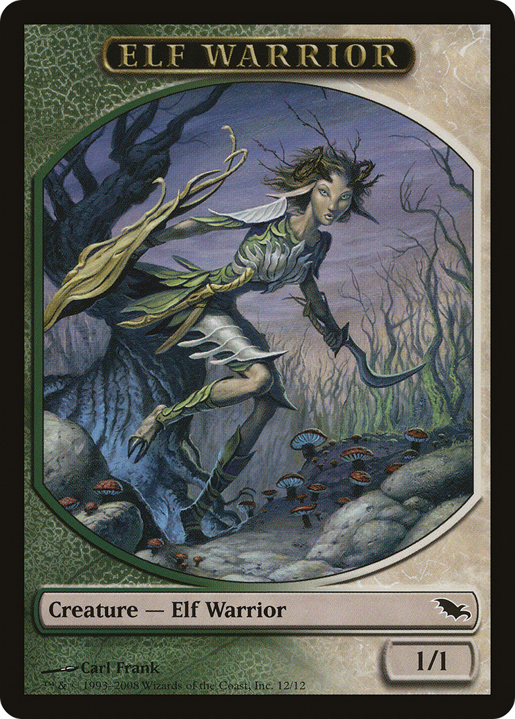 Elf Warrior (012) - Shadowmoor Tokens