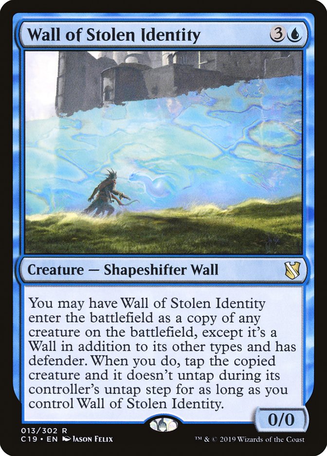 Wall of Stolen Identity [Commander 2019] | Silver Goblin