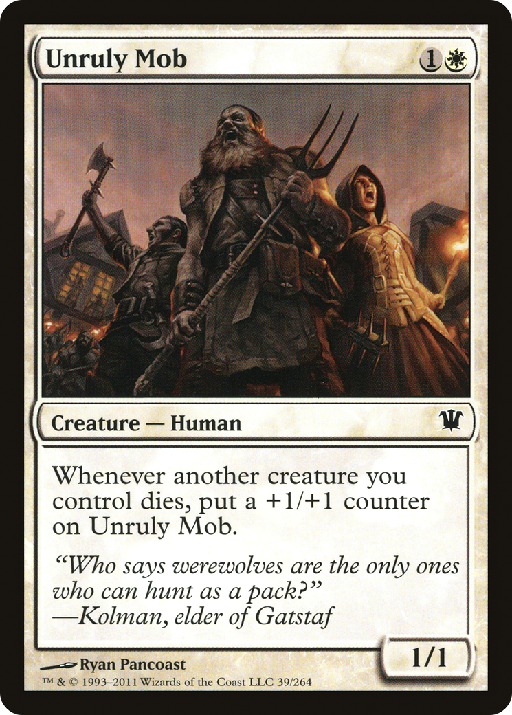 Unruly Mob (039) - Innistrad