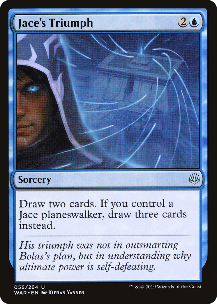 Jace's Triumph (055) Foil - War of the Spark