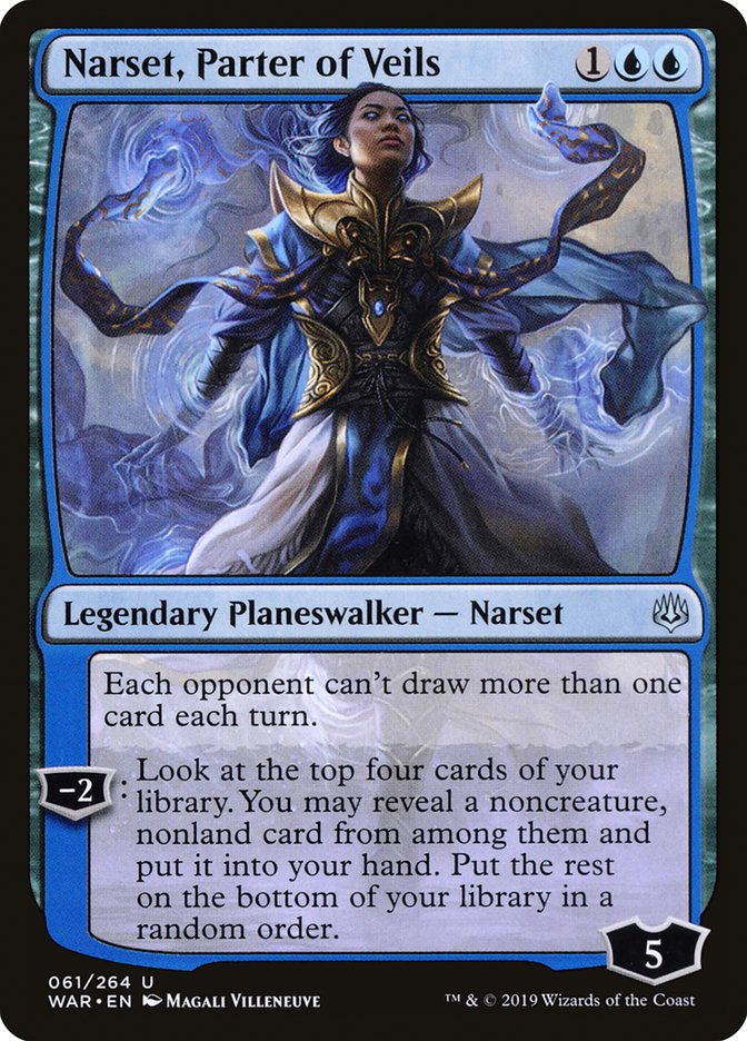 Narset, Parter of Veils [War of the Spark] | Silver Goblin