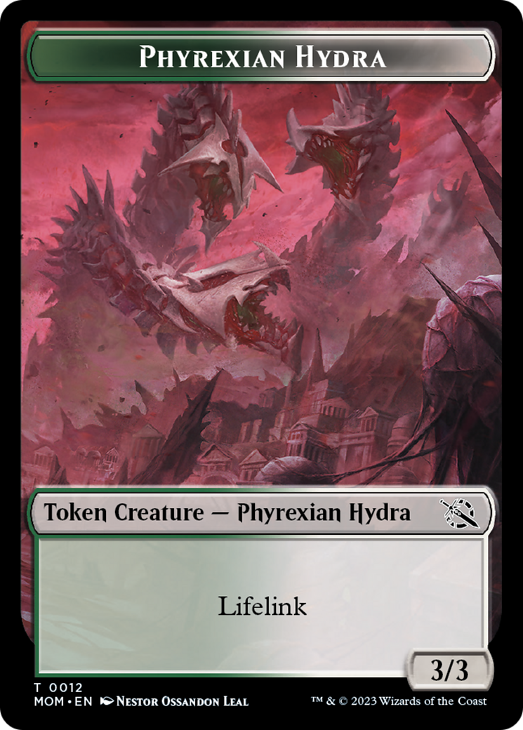 Phyrexian Hydra Token (12) [March of the Machine Tokens] | Silver Goblin