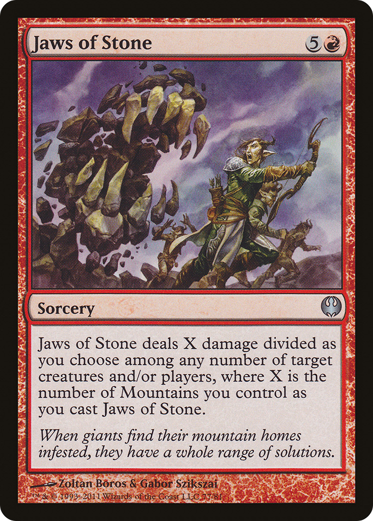 Jaws of Stone (077) - Duel Decks: Knights vs. Dragons