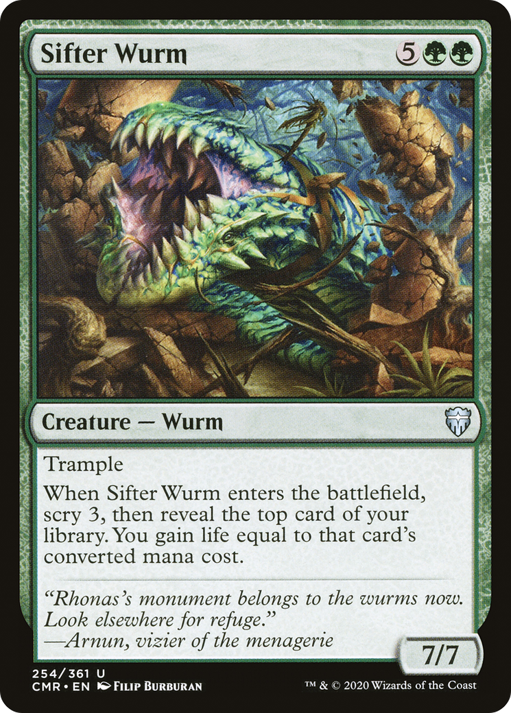 Sifter Wurm (254) - Commander Legends