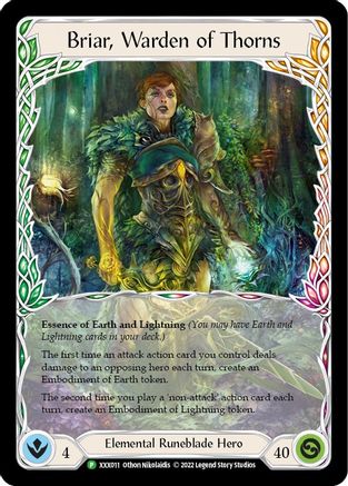 Briar // Briar, Warden of Thorns (XXX011/XXX012) - FaB Promos