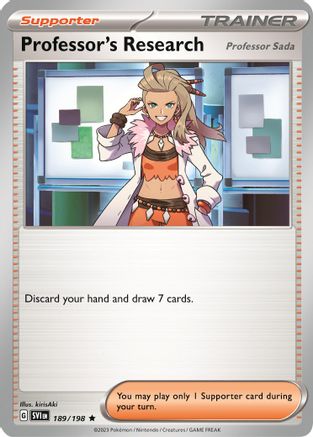Professor's Research - 189/198 (189) - Deck Exclusives