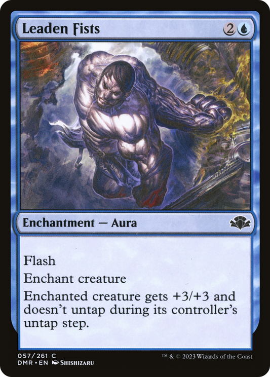 Leaden Fists [Dominaria Remastered] Foil