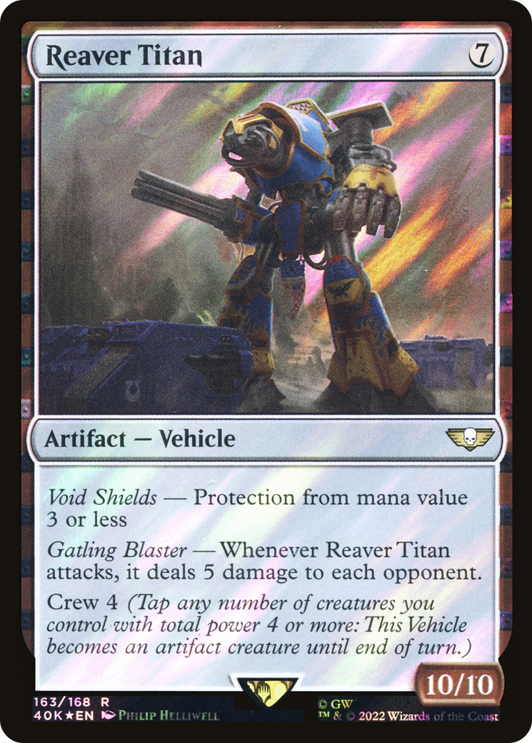Reaver Titan (163) Surge Foil - Warhammer 40,000 Commander