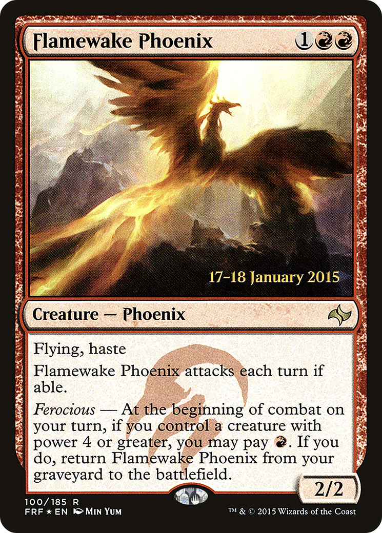 Flamewake Phoenix (FRF) (100) Foil - Fate Reforged Promos