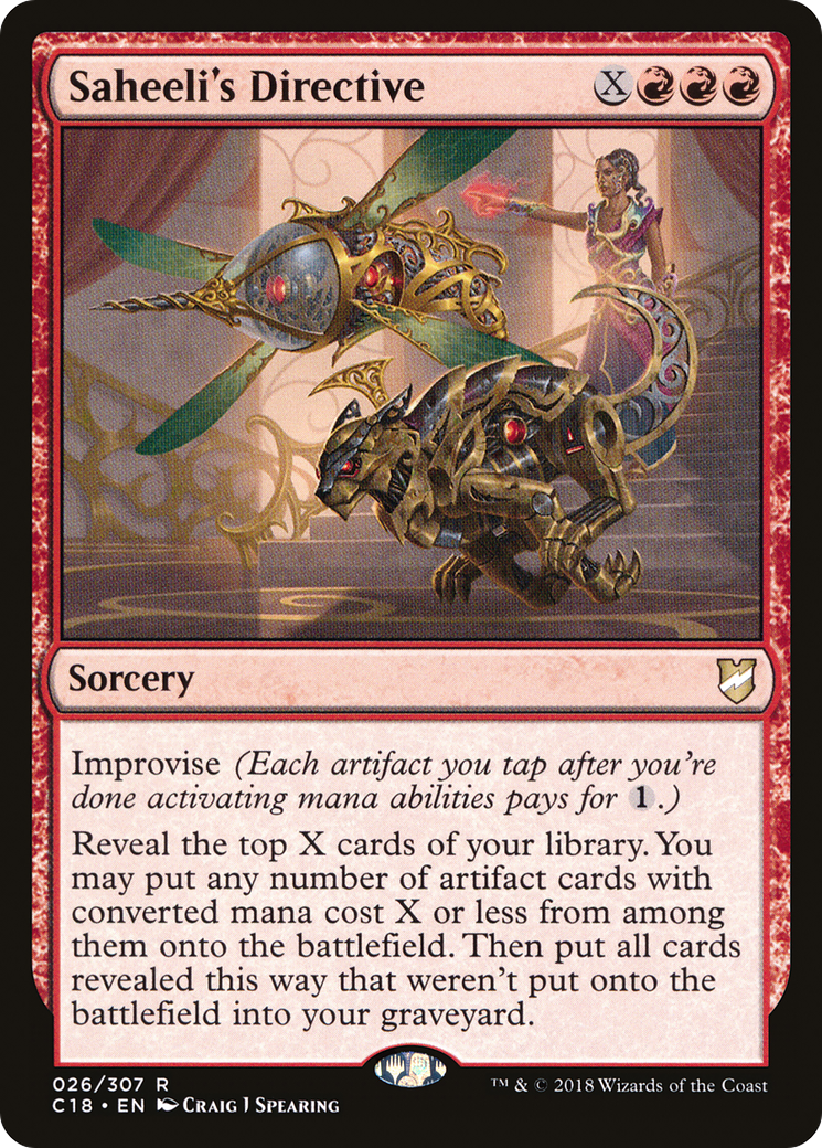 Saheeli's Directive (026) - Commander 2018