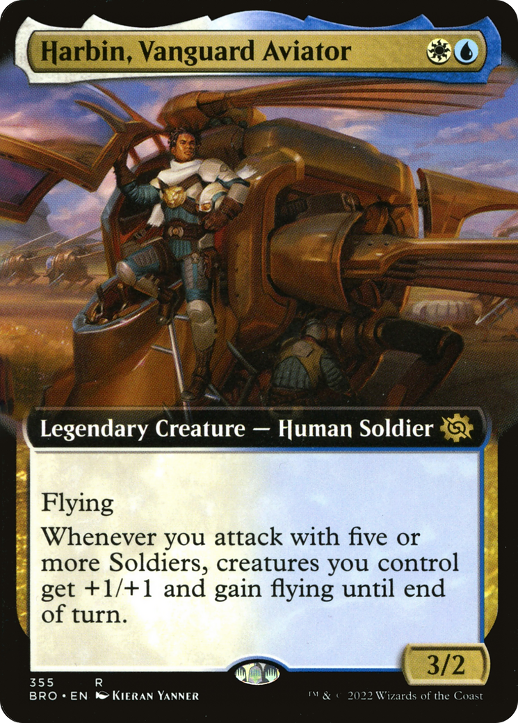 Harbin, Vanguard Aviator (Extended Art) (355) - The Brothers' War