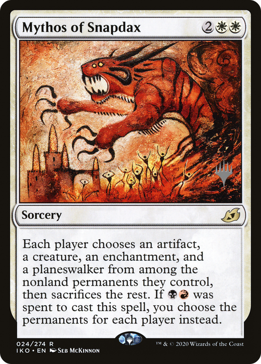 Mythos of Snapdax (024) - Ikoria: Lair of Behemoths Promos