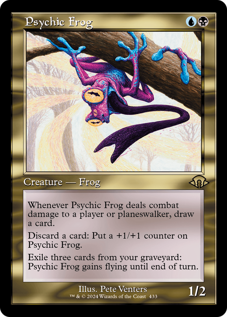 Psychic Frog (Retro) (433) Foil - Modern Horizons 3