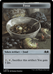 Rat // Food (0013) Double-Sided Token [Wilds of Eldraine Tokens] | Silver Goblin