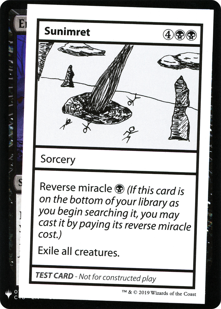 Sunimret - Mystery Booster Playtest Cards 2019