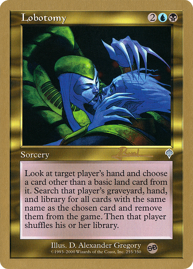 Lobotomy - 2001 Antoine Ruel (INV) (SB) (Retro) - World Championship Decks 2001