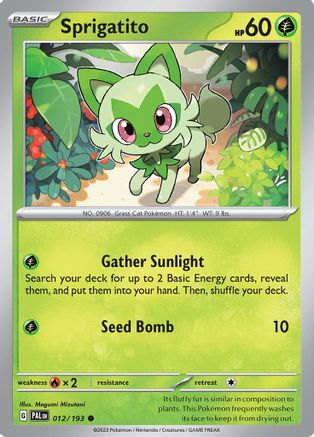 Sprigatito (012/193) [Scarlet & Violet: Paldea Evolved] | Silver Goblin