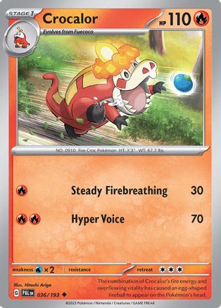 Crocalor (36) - Paldea Evolved