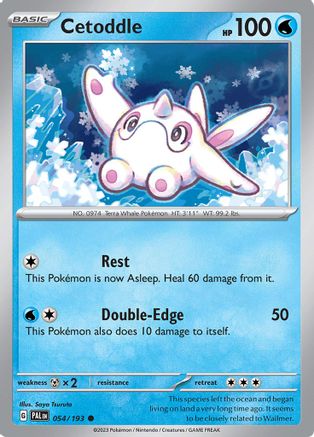 Cetoddle (54) Reverse Holofoil - Paldea Evolved