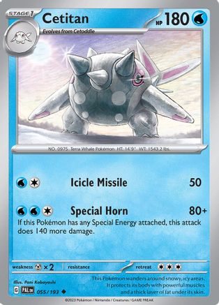Cetitan (55) Reverse Holofoil - Paldea Evolved