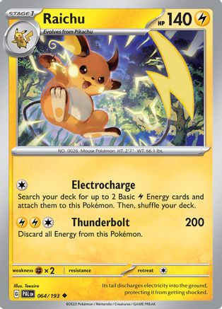 Raichu - 064/193 (64) - SV02 Paldea Evolved