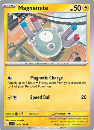 Magnemite (065/193) [Scarlet & Violet: Paldea Evolved] | Silver Goblin