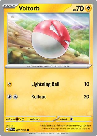Voltorb (66) Reverse Holofoil - SV02 Paldea Evolved