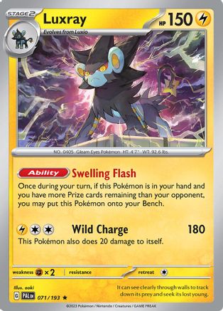 Luxray (71) Holofoil - SV02 Paldea Evolved