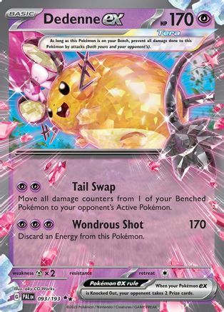 Dedenne ex - 093/193 (93) Holofoil - SV02 Paldea Evolved
