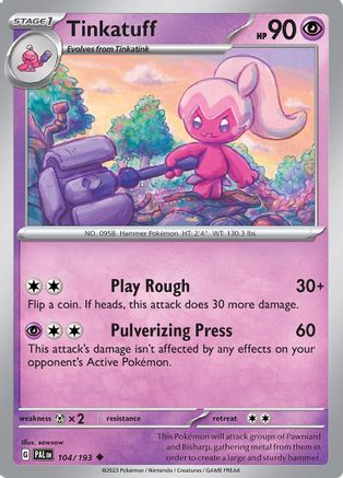 Tinkatuff - 104/193 (104) - SV02 Paldea Evolved